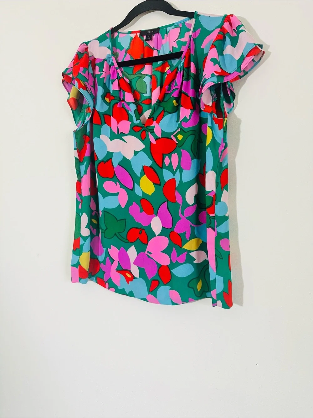 J.Crew Hannah Mildred floral coche top Size Small